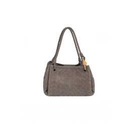 EMMA woven-suede- Genuine leat