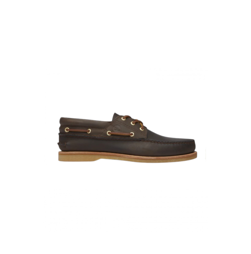 CRAFTED BOAT SHOE DARK BROWN F CRAFTED BOAT SHOE DARK BROWN F