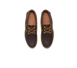 CRAFTED BOAT SHOE DARK BROWN F