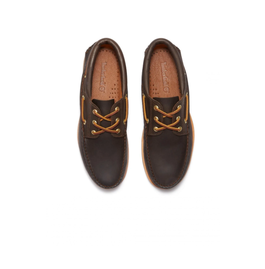 CRAFTED BOAT SHOE DARK BROWN F CRAFTED BOAT SHOE DARK BROWN F