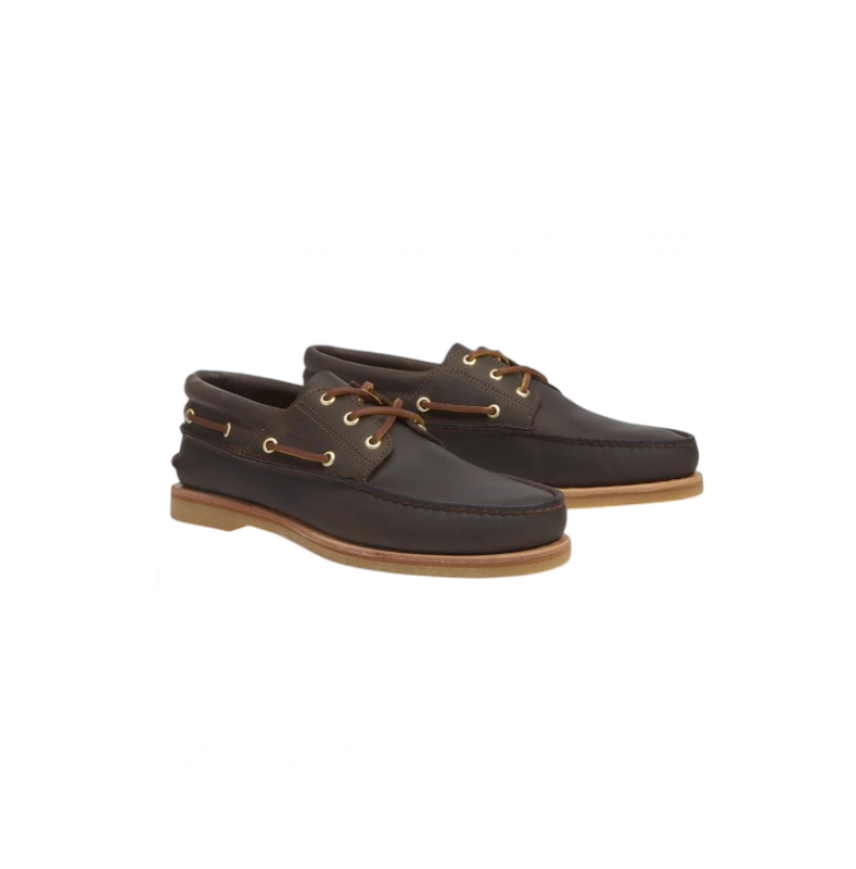 CRAFTED BOAT SHOE DARK BROWN F CRAFTED BOAT SHOE DARK BROWN F