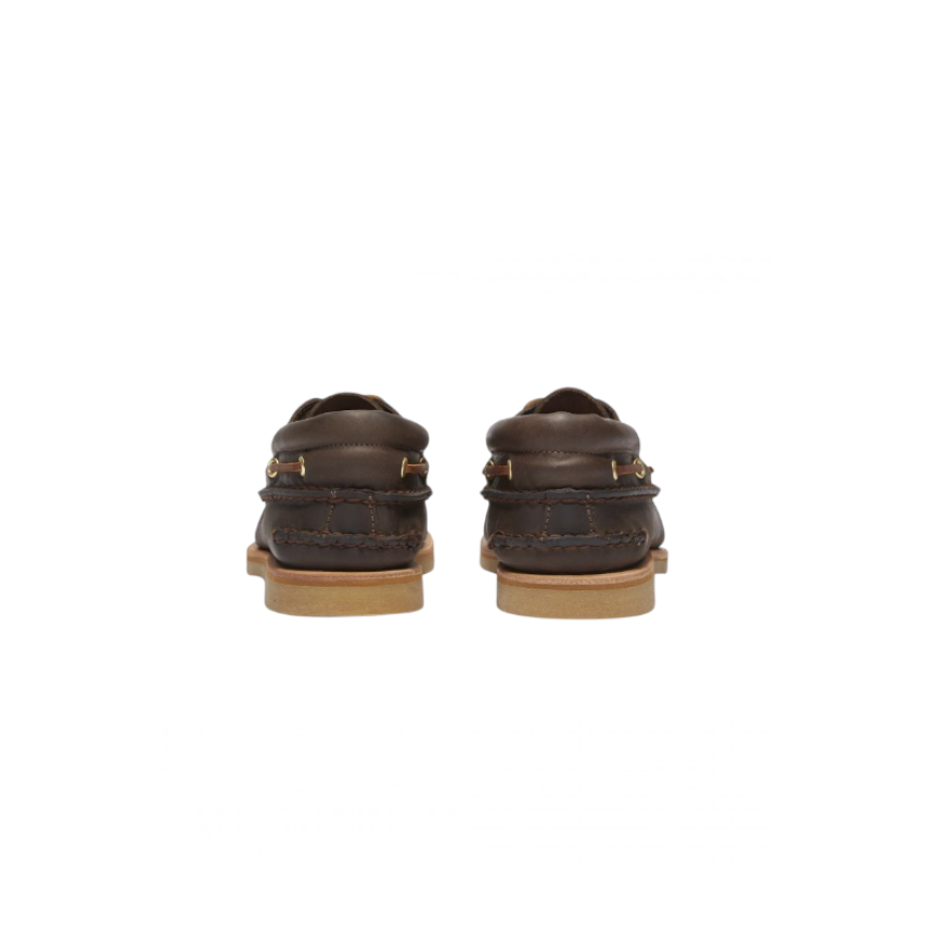 CRAFTED BOAT SHOE DARK BROWN F CRAFTED BOAT SHOE DARK BROWN F