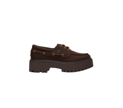 STONE STREET BOAT SHOE DARK BR
