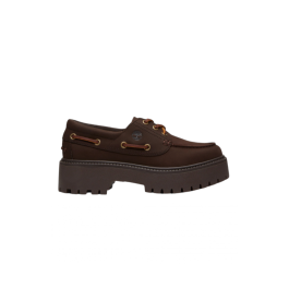 STONE STREET BOAT SHOE DARK BR