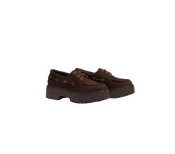 STONE STREET BOAT SHOE DARK BR