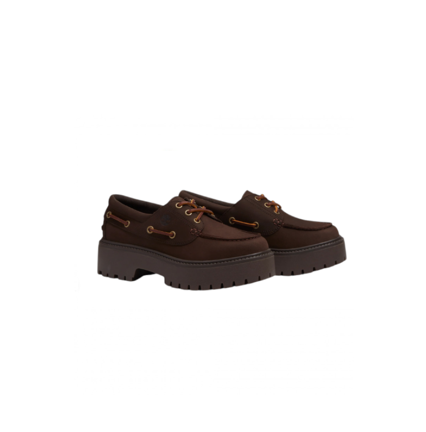 STONE STREET BOAT SHOE DARK BR