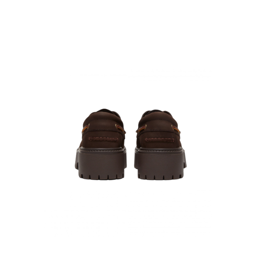STONE STREET BOAT SHOE DARK BR