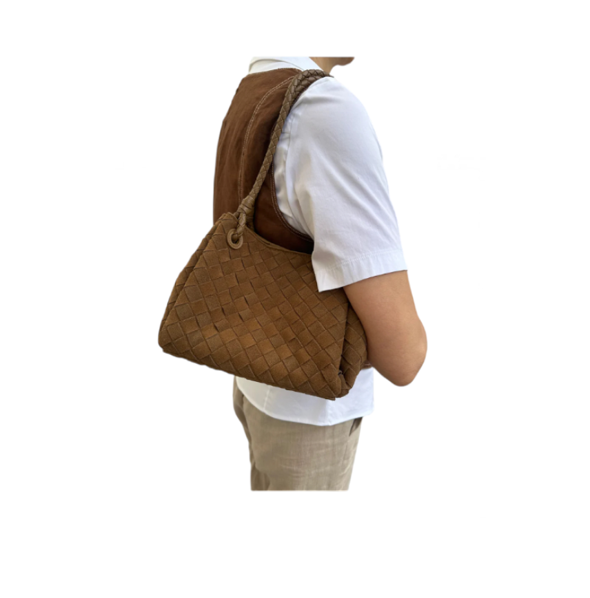 EMMA woven-suede- Genuine leat EMMA woven-suede- Genuine leat