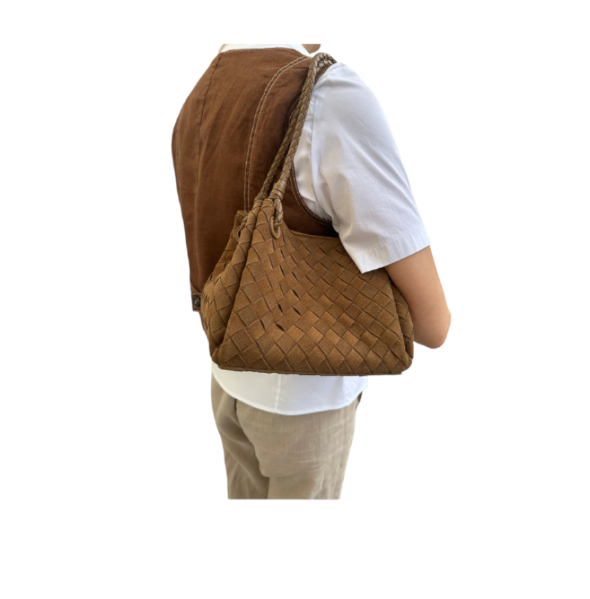 EMMA woven-suede- Genuine leat EMMA woven-suede- Genuine leat