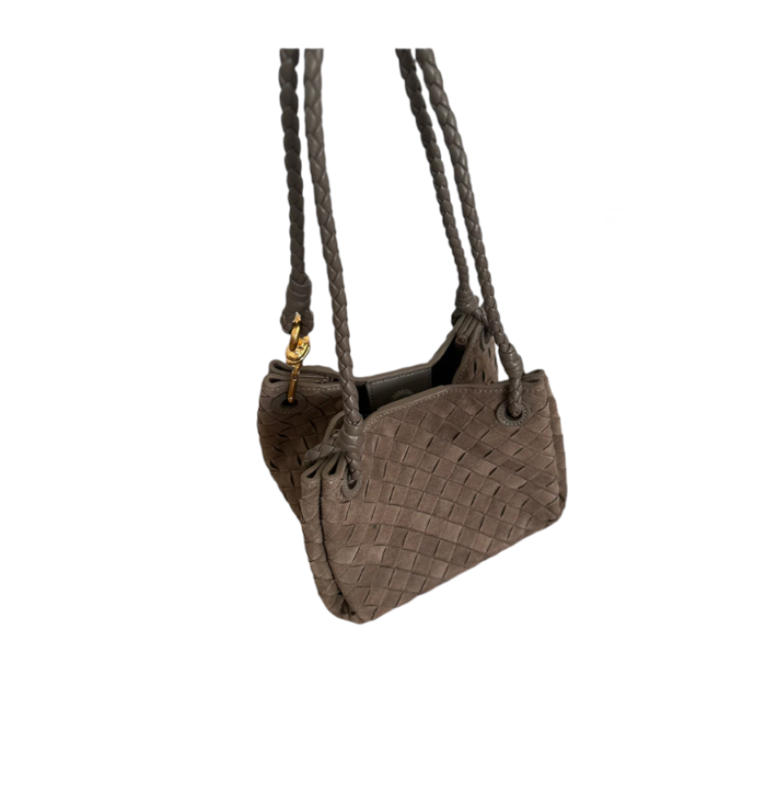 EMMA woven-suede- Genuine leat EMMA woven-suede- Genuine leat