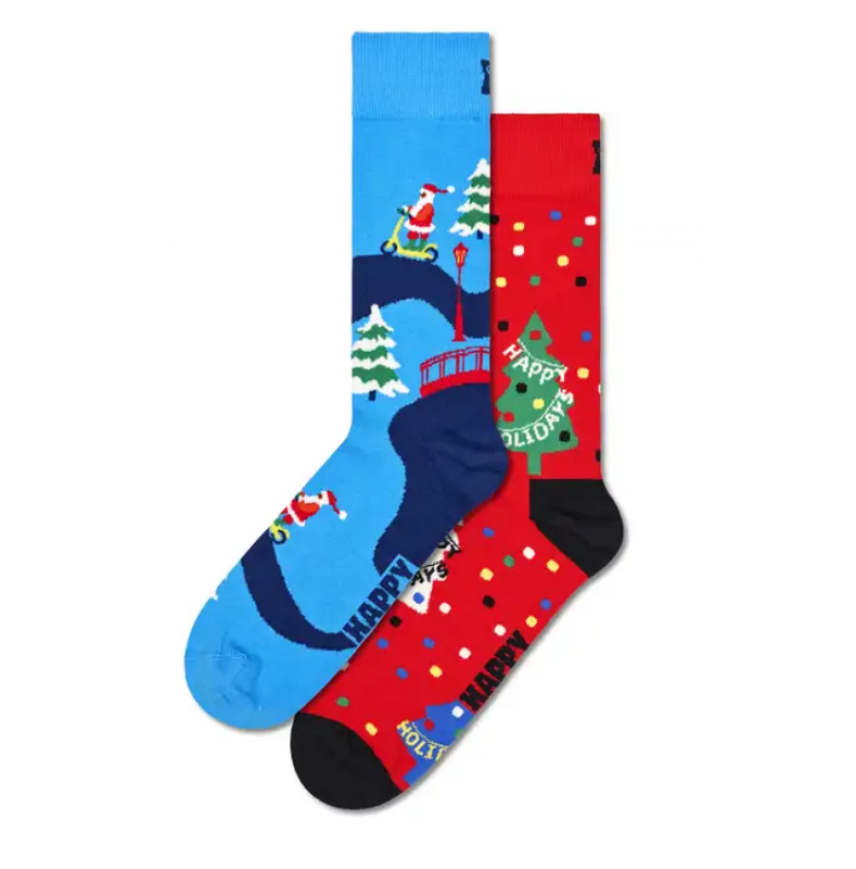 2-Pack Happy Holidays Socks Gi