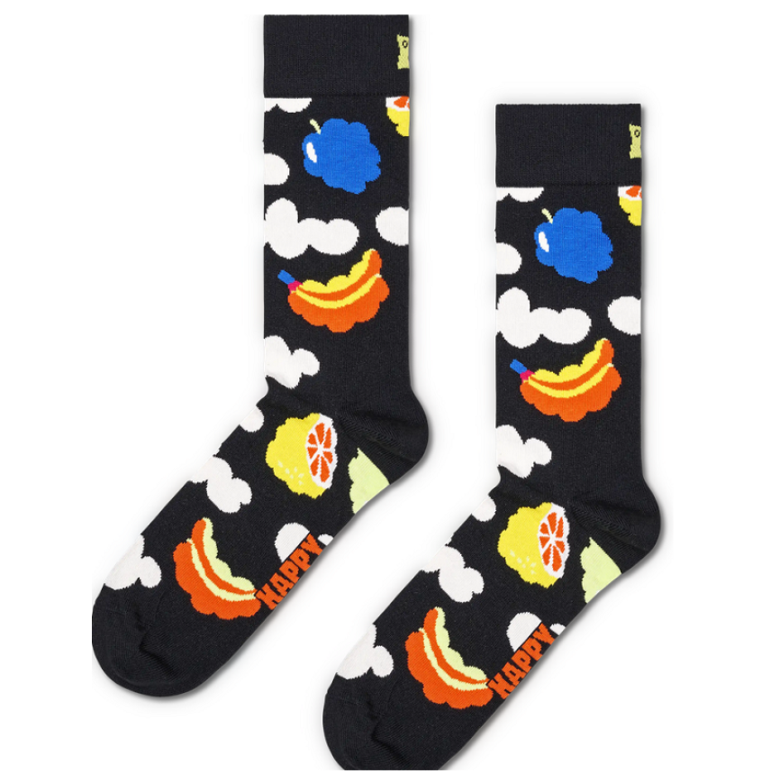 Cloudy Fruit Sock