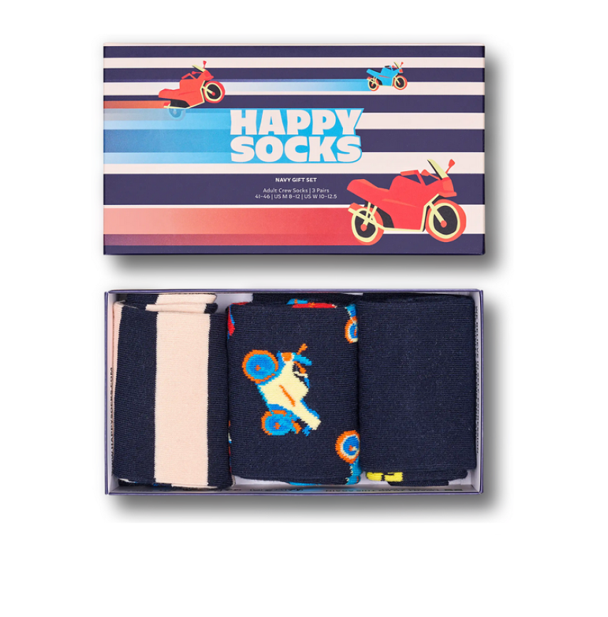 3-Pack Navy Gift Set