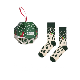 1-Pack Snow Globe Sock Gift Se