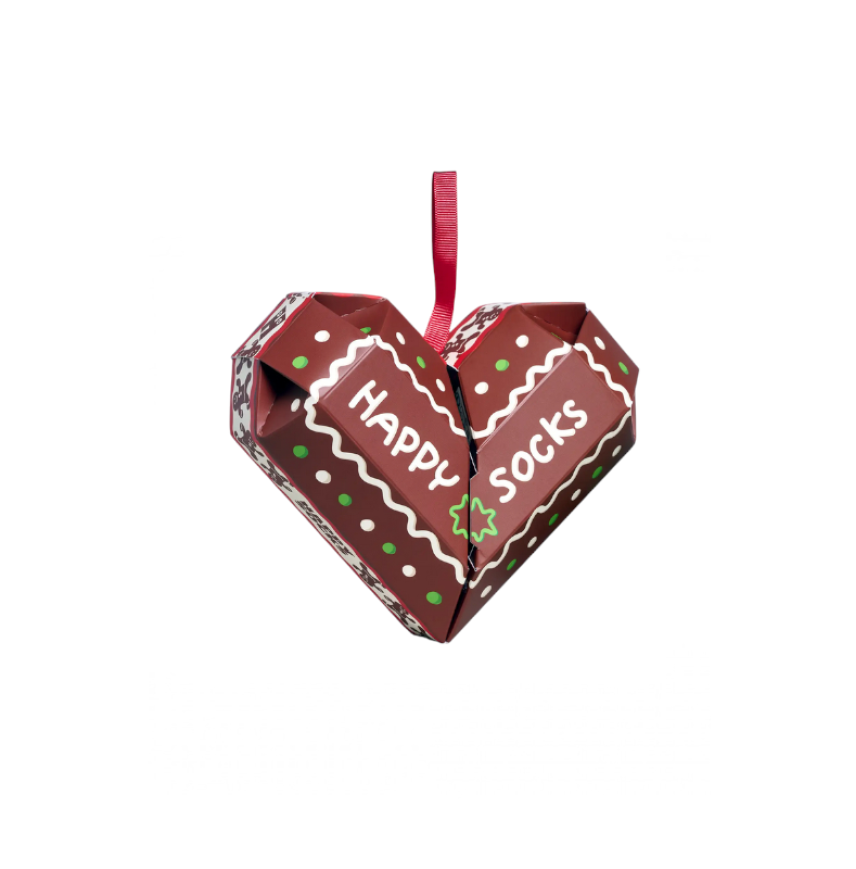 2-Pack Gingerbread Heart Socks 2-Pack Gingerbread Heart Socks