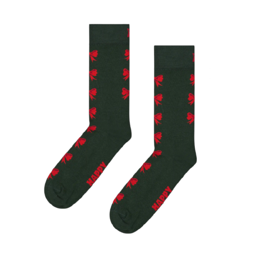 2-Pack Knit And Bow Socks Gift