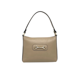 Genuine leather shoulder bag w