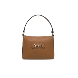 Genuine leather shoulder bag w