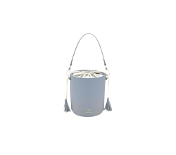 Genuine leather bucket bag,Mad