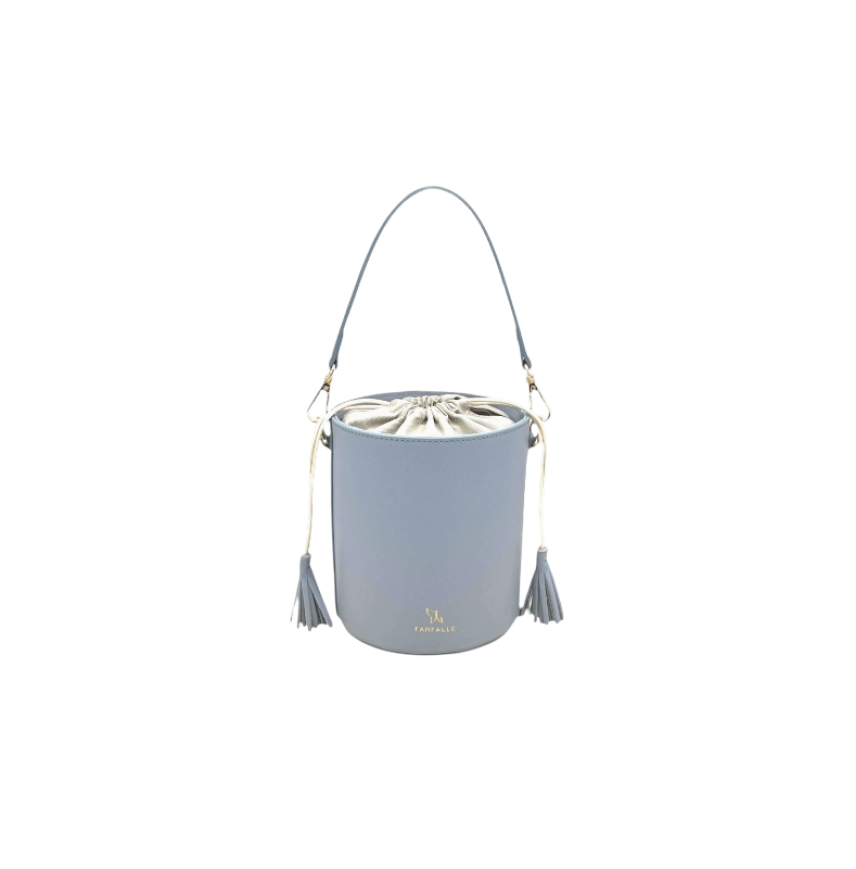 Genuine leather bucket bag,Mad
