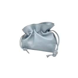 Genuine leather drawstring pou