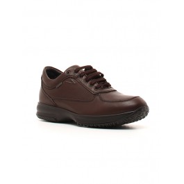 LEATHER FIORE VEGETALE BROWN M
