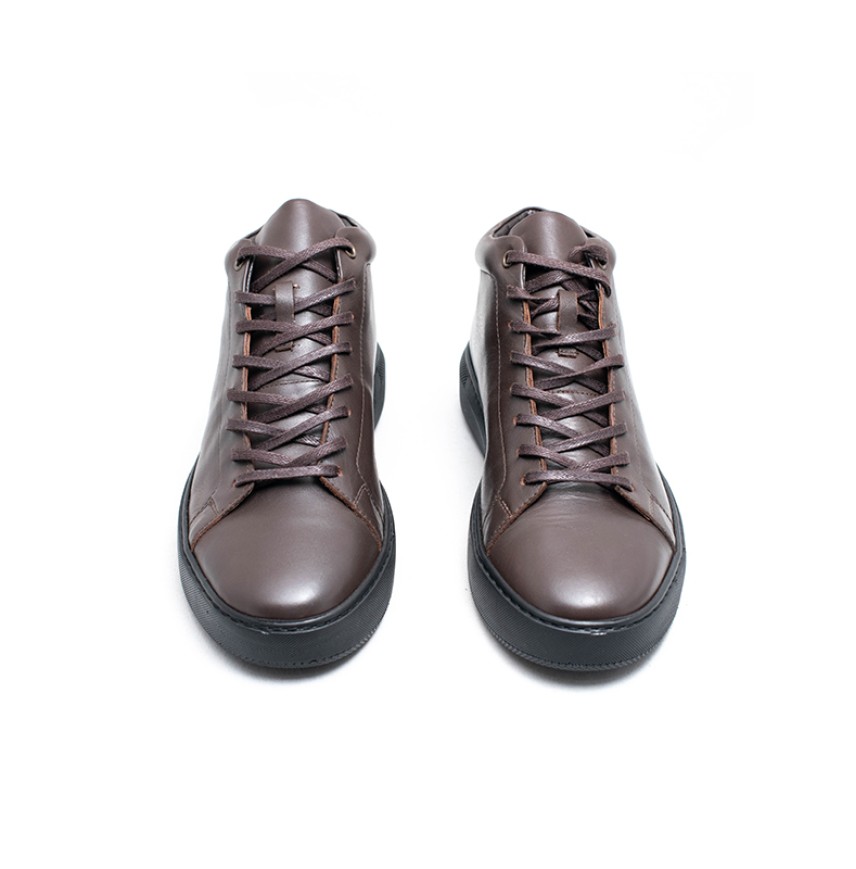 LEATHER LACE UP BOOTS MENS VIC