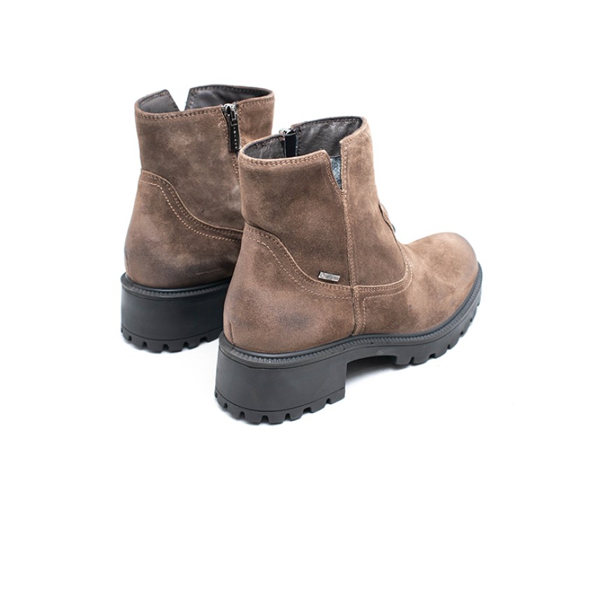 LEATHER WOMEN SCAMOSCIO TAUPE 