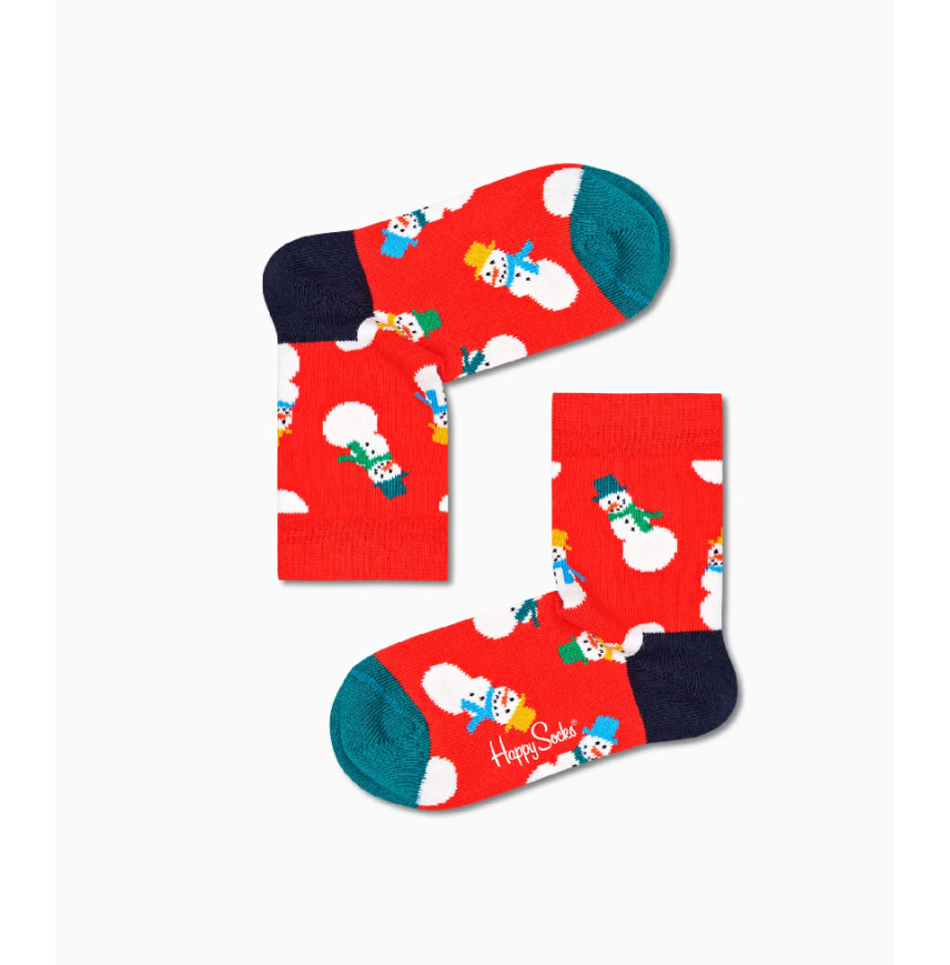 Kids Snowman Sock- 86%ΒΑΜΒΑΚΙ 